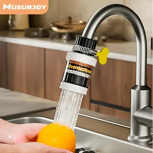 3 Layer Water Filter Faucet Tap And Purifier Splash-Proof For Kitchen, Bathroom