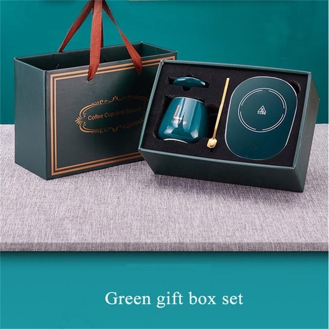Lucky Portable Coffee Cup Warmer Heater Set Heat Heating Cup