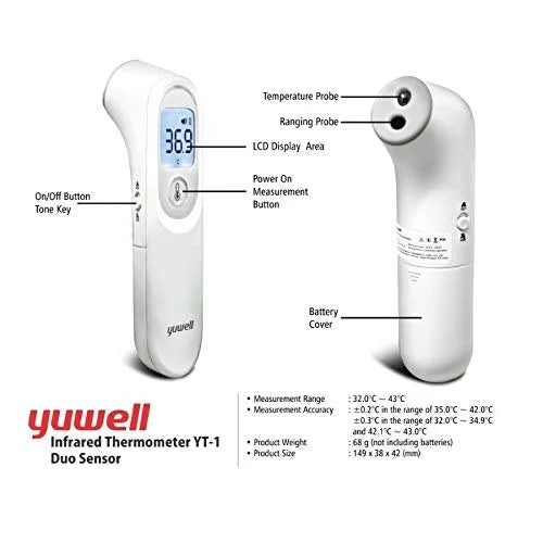 Yuwell Infrared Thermometer Yt 1