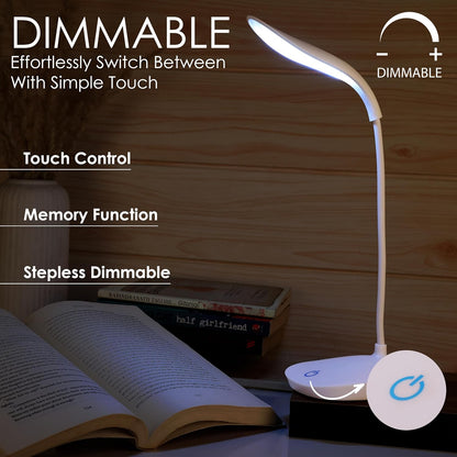 LED Study Lamp Rechargeable,Table Lamp for Study Room