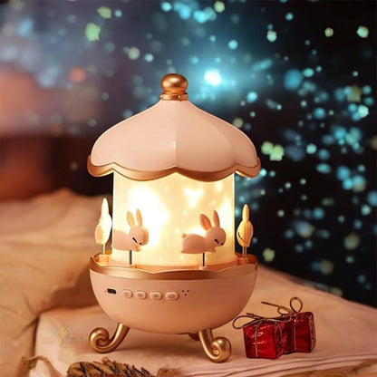 Kids Night Projector Lamp with Music & Bluetooth Speaker -  Magical Starry Sky Experience
