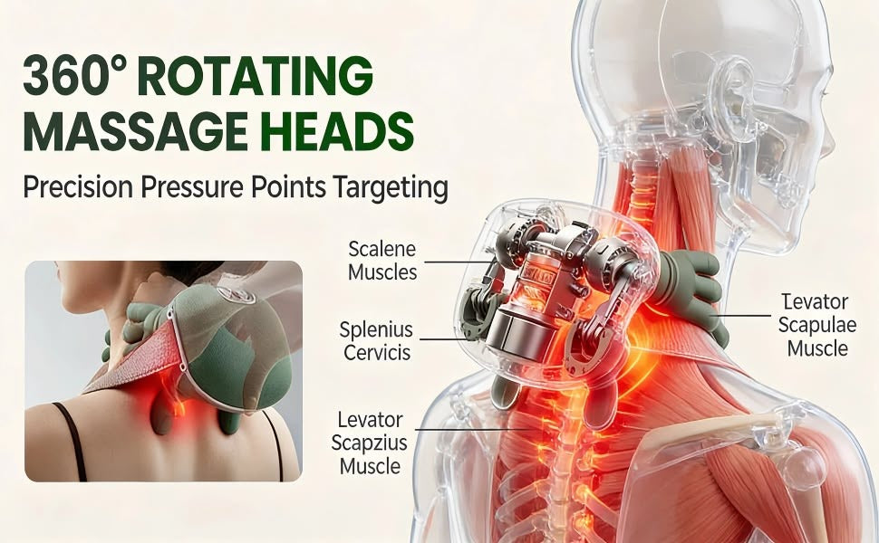 houlder &amp; Neck Massager – PorStable Relaxation Device