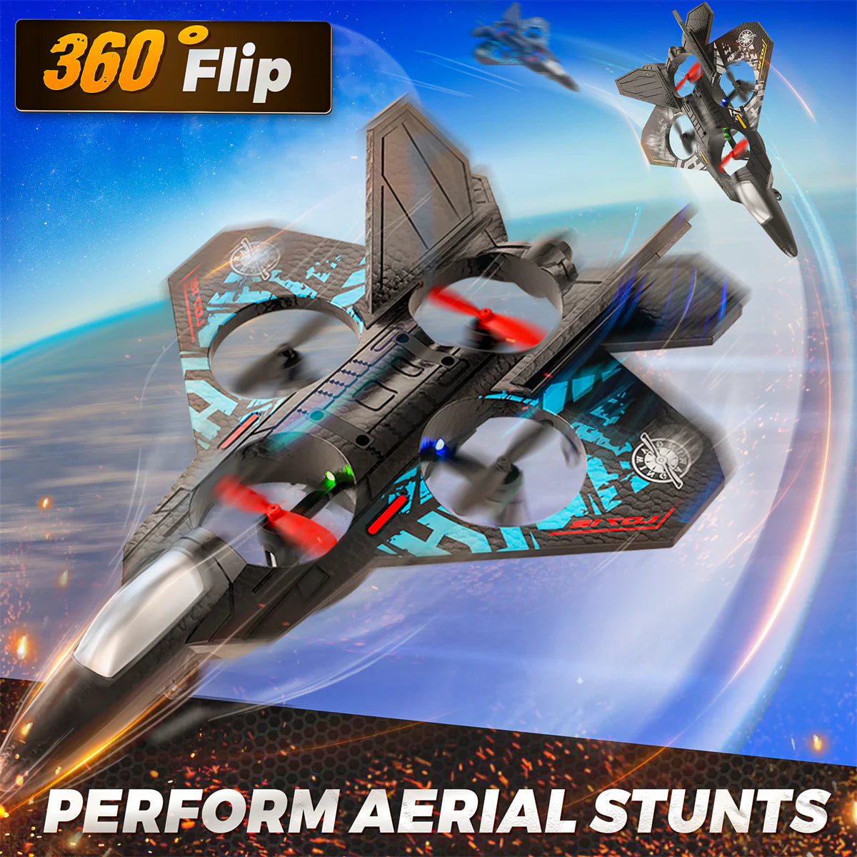 X33 Fighter Aircraft Drone – Remote Control Quadcopter
